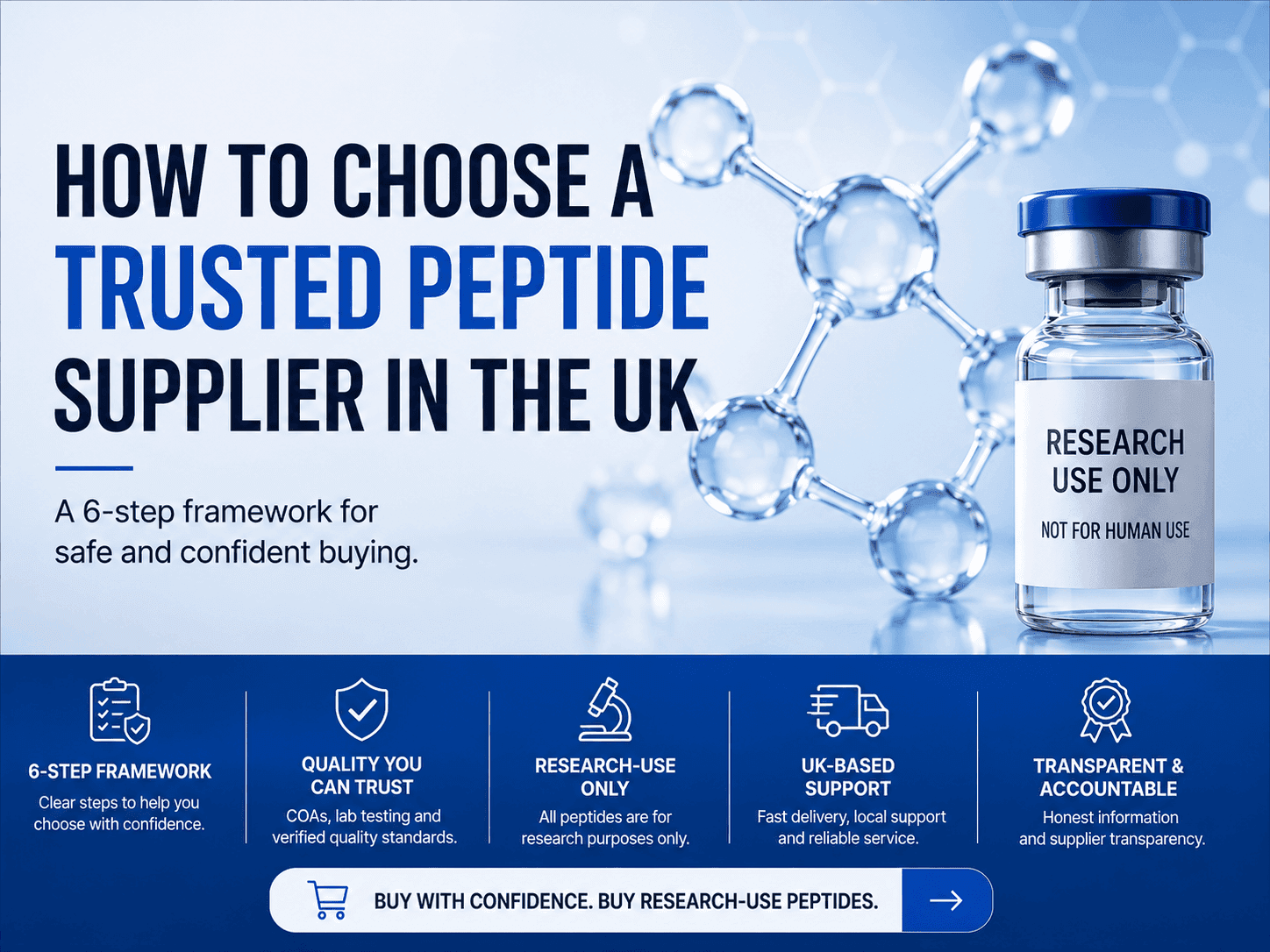 How to Choose a Trusted Peptide Supplier in the UK