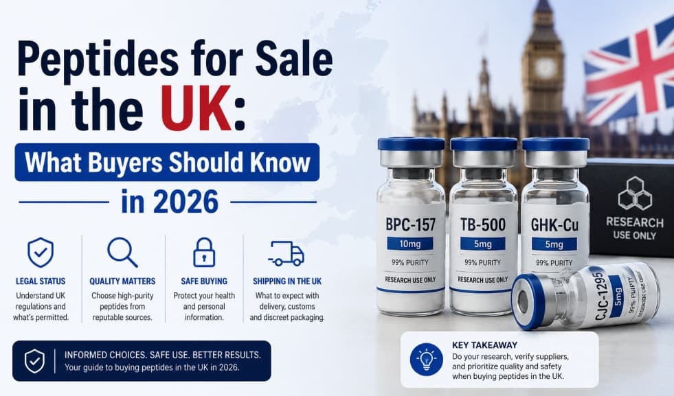 Peptides for Sale in the UK: What Buyers Should Know in 2026