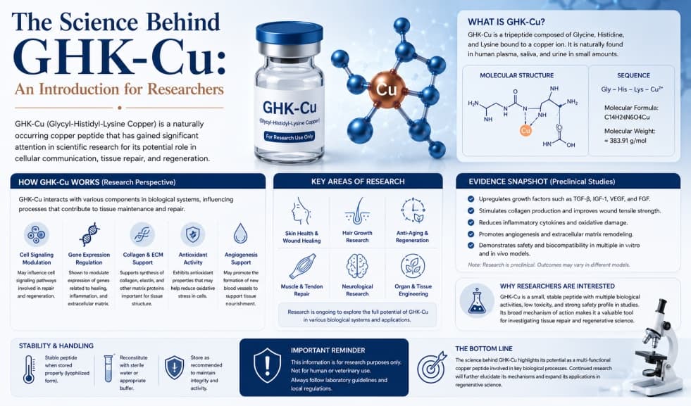 The Science Behind GHK-Cu: An Introduction for Researchers