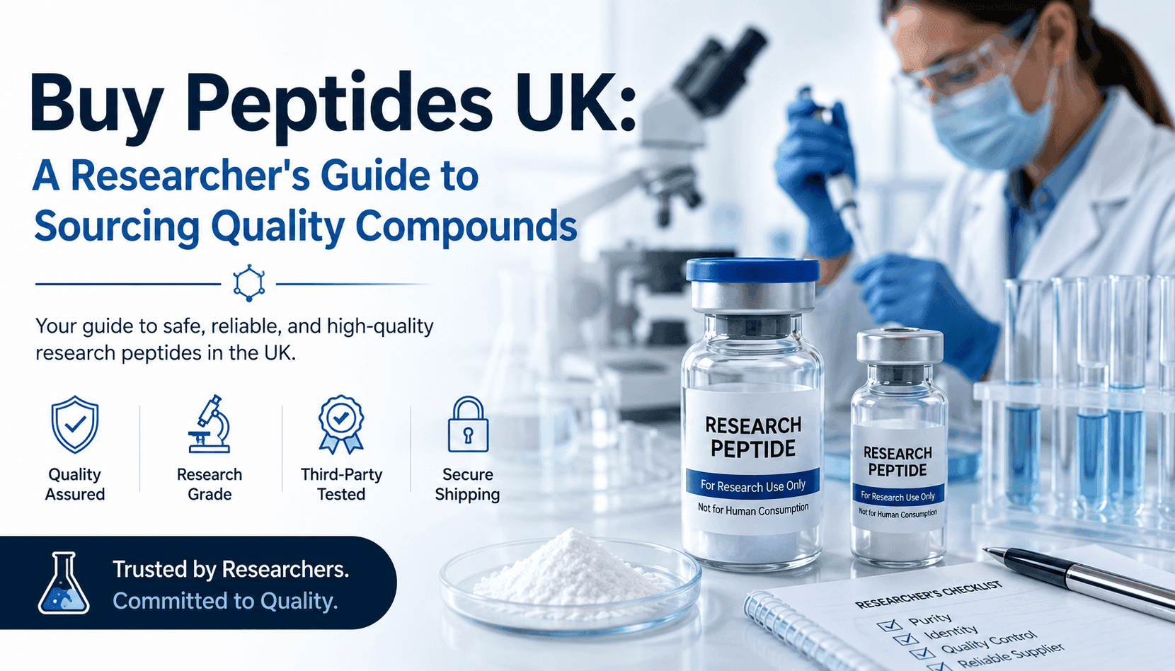 Buy Peptides UK: A Researcher's Guide to Sourcing Quality Compounds