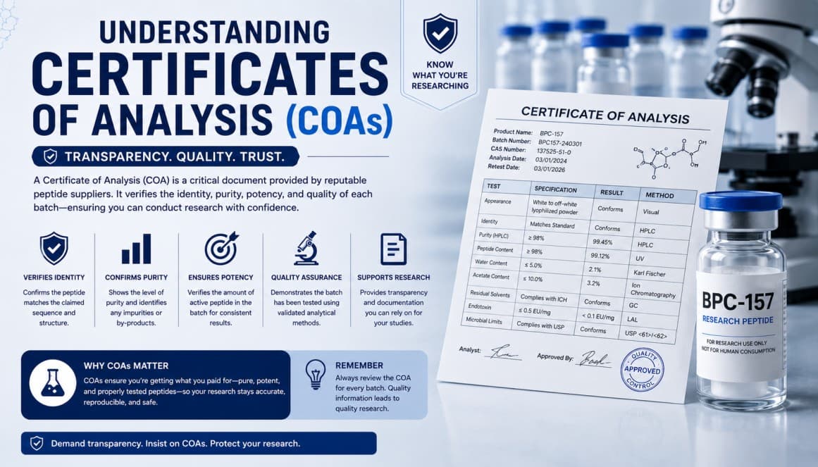 Understanding Certificates of Analysis (COAs)