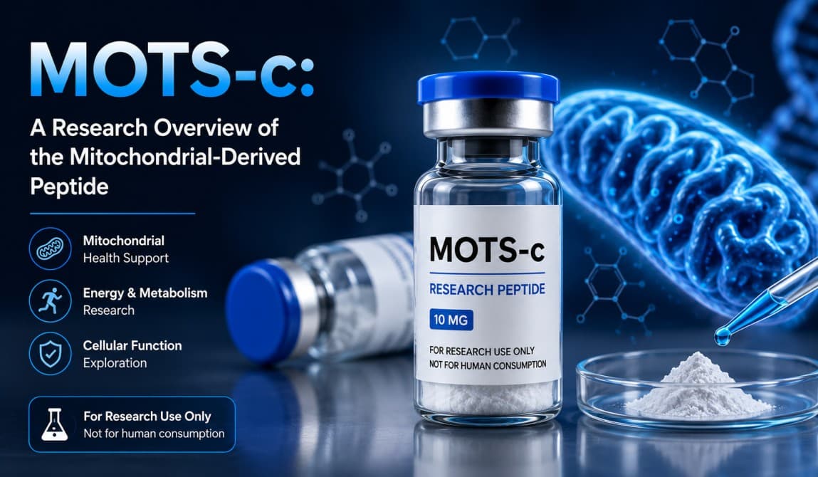 MOTS-c: A Research Overview of the Mitochondrial-Derived Peptide